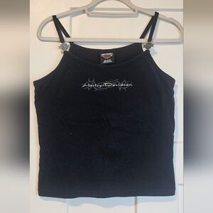 Harley-Davidson Women's Black Logo Tank Top